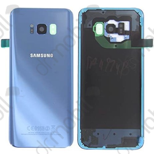 Hátlap Samsung Galaxy S8 Plus (SM-G955) ragasztóval akkufedél (kamera plexi) GH82-14015D kék